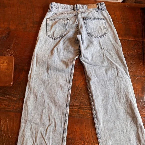 MOTEL low rise parallel jeans. 80s light blue wash.Waist 26 length 34. No flaws - Picture 2 of 6